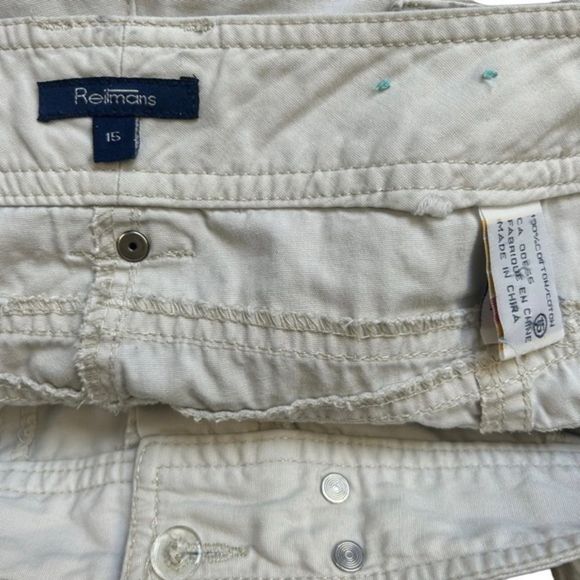Reitmans women’s cream‎ cargo short size 15 - Picture 6 of 11